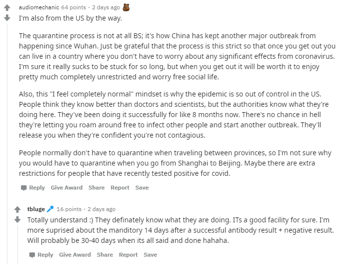 American In Shanghai Quarantine - 21 Days And Counting...