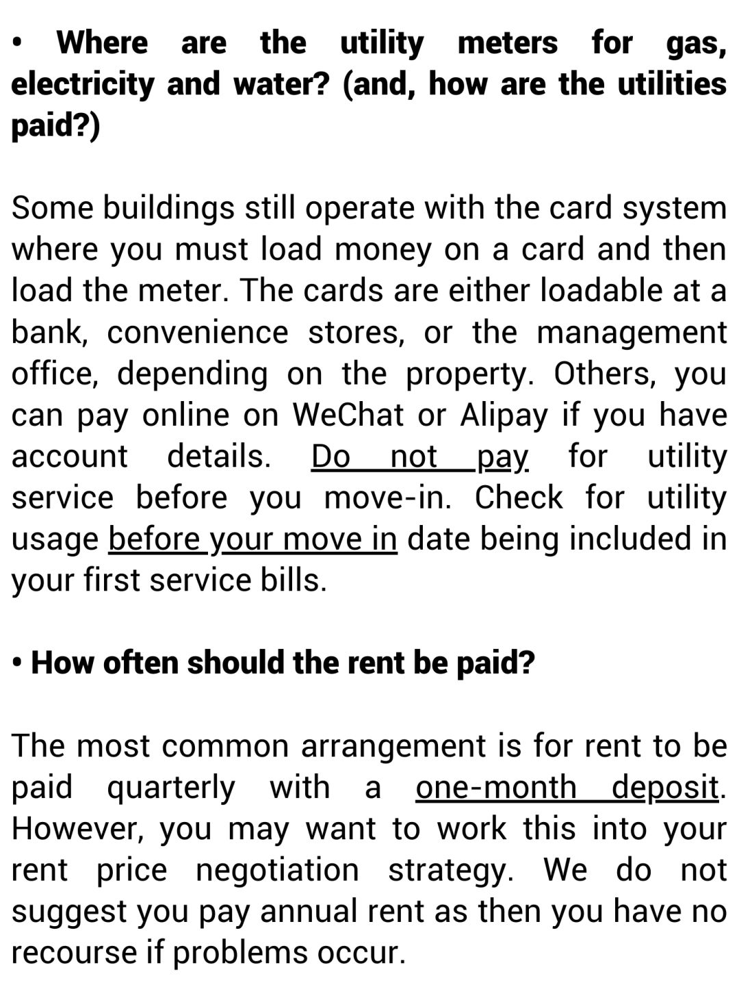 The Do's & Don'ts For Renting A House In China