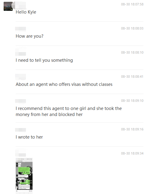 Beijing Immigration Security Caught A Visa Scammer?