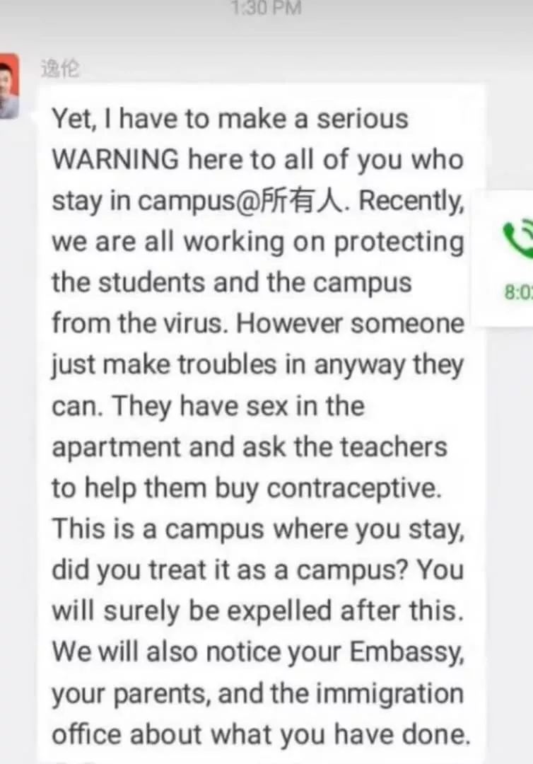 Foreign Students Expelled Over Condoms!?