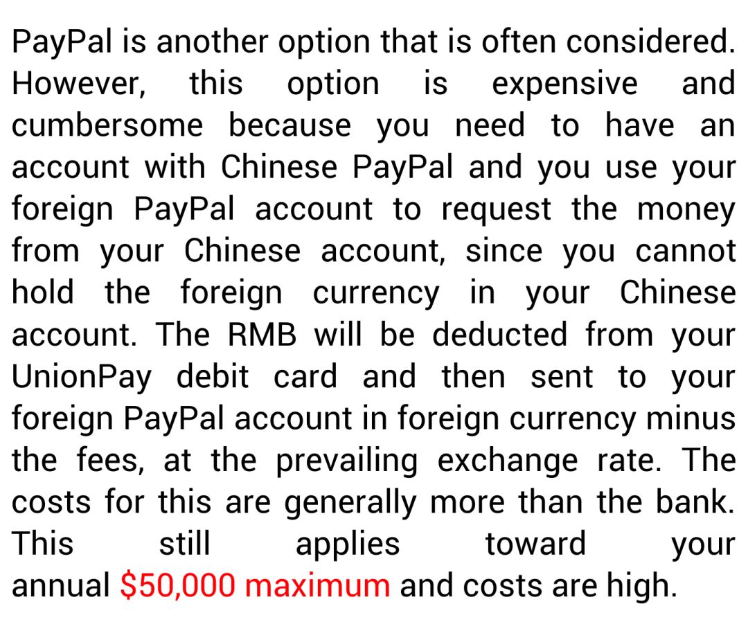 Methods To Exchange RMB To A Foreign Currency Methods To Exchange RMB To A Foreign Currency